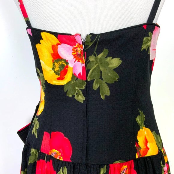 Vintage Nipon Night Floral Maxi Cotton Gown Dress Size 10 (6-8) - Picture 7 of 16